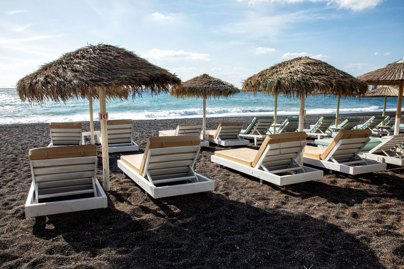 Kamari beach