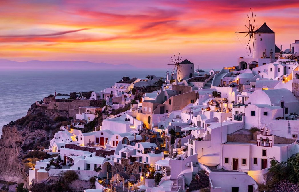 Sunset in Oia